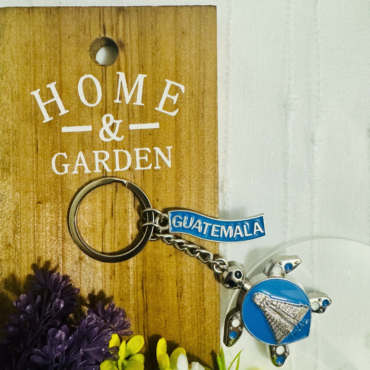 Guatemala Metal Keychain