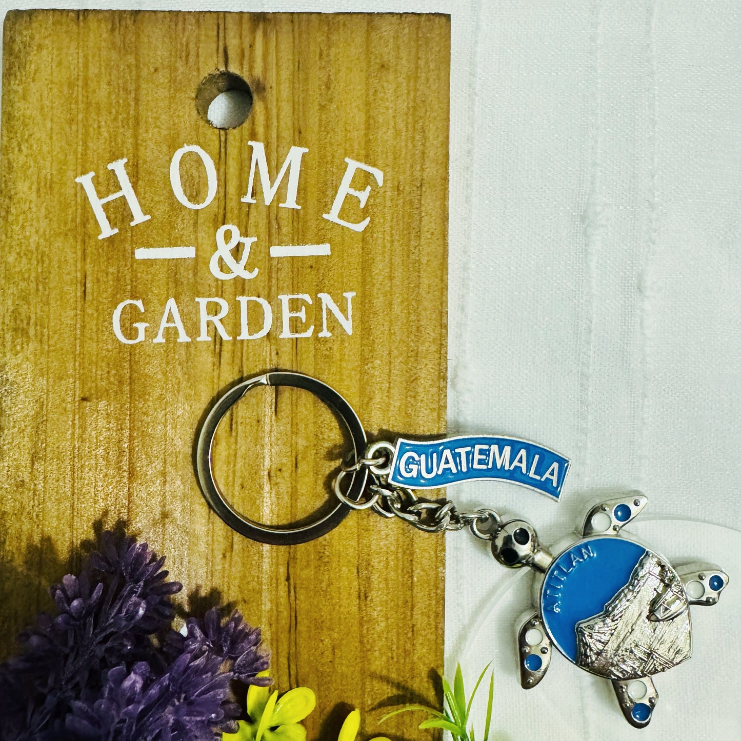Guatemala Metal Keychain